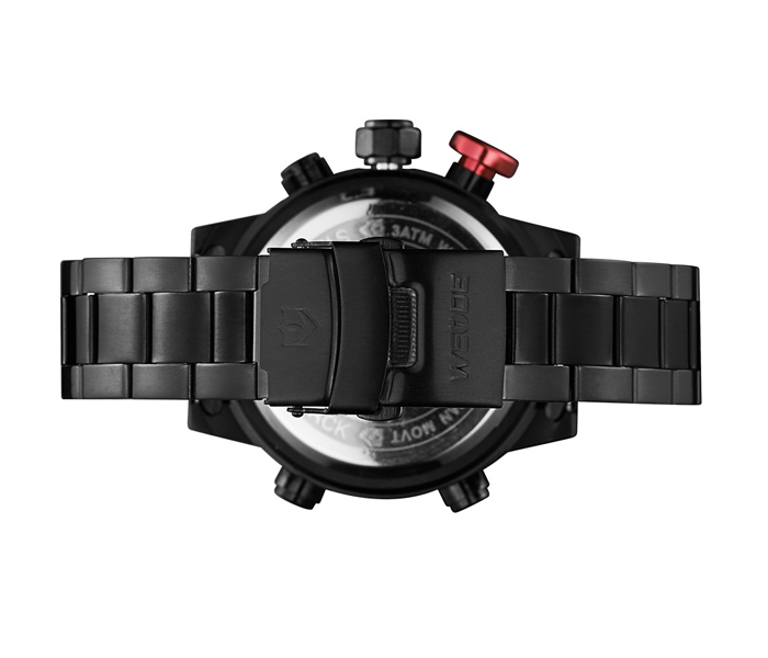 Weide WH-6402MB Analog and LED Digital Watch Black - Zoom Image 4