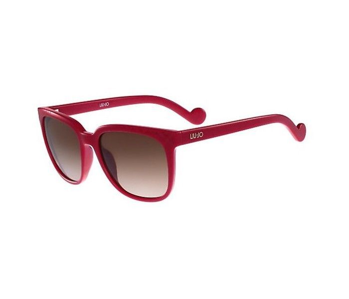 Liu Jo LJ637S 525 Rectangle Pink Frame & Gradient Mirrored Sunglasses for Women - Zoom Image