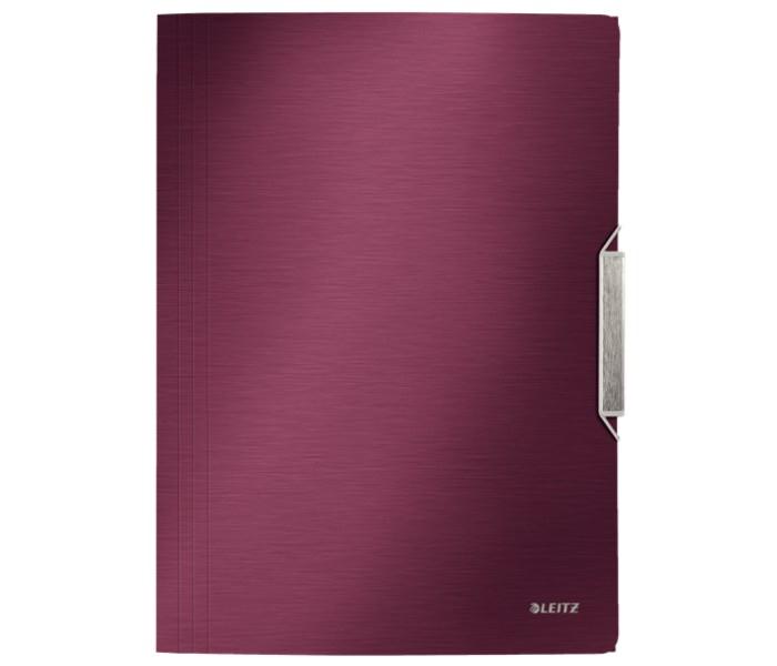 Leitz 3977-00-28 3-Flap Folder Garnet Red - Zoom Image 3