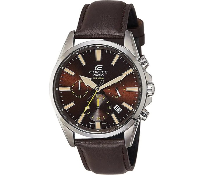 Casio Edifice EFV-510L-5AVUDF Mens Analog Watch Brown - Zoom Image