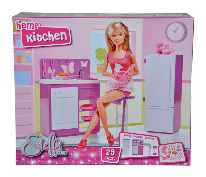 Simba 4663233 Steffi Love Home Kitchen Set - 29 Pieces - Zoom Image 3