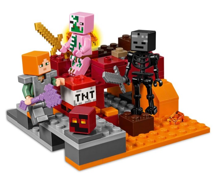 Lego Minecraft 21139 The Nether Fight Multi24145 | Uae.Jazp.com