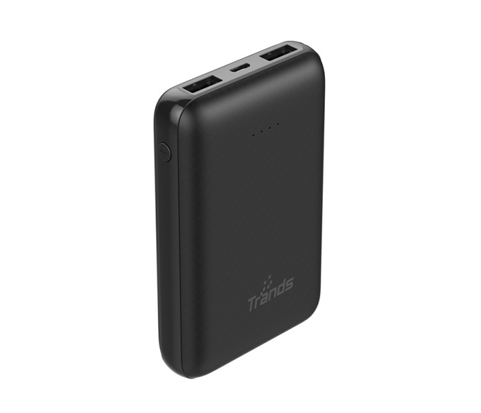 Trands TR-PB1662-BK 10000 mAh Powerbank for Smartphones & Tablets - Black - Zoom Image 2