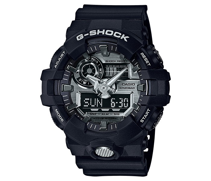 Casio G Shock GA-710-1ADR Mens Analog and Digital Watch Black - Zoom Image 2