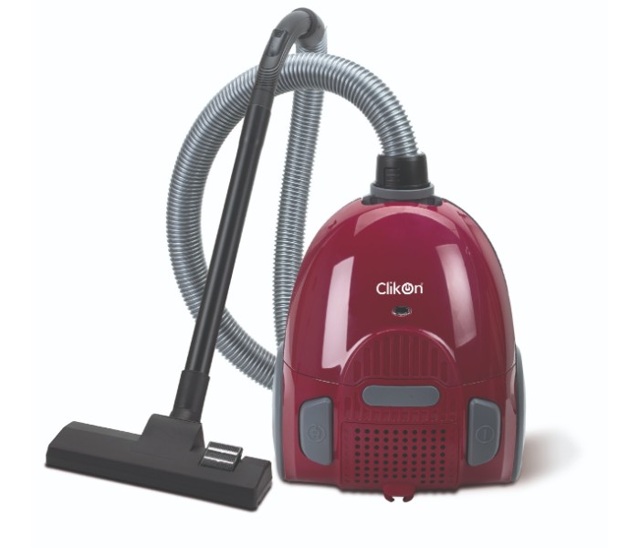 Clikon CK4029 Floor Type Bagged 1200 W Vacuum Cleaner Maroon - Zoom Image