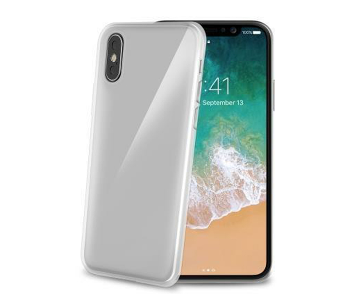 Celly 900TPU Mobile Phone Cover for iPhone X - Transparent - Zoom Image 2