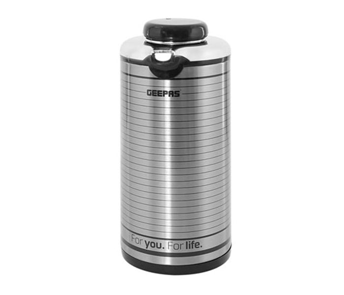 Geepas GVF5260 1.3 Litre Hot and Cold Vacuum Flask, Brown - Zoom Image 3