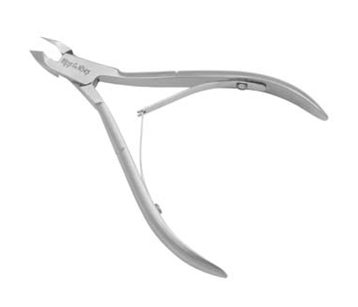 Tips & Toes TT-222D Stainless Steel Cuticle Nipper - Grey - Zoom Image 2