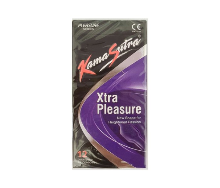 Kamasutra N19640513A 12 Piece Extra Pleasure Condom Pack - Zoom Image