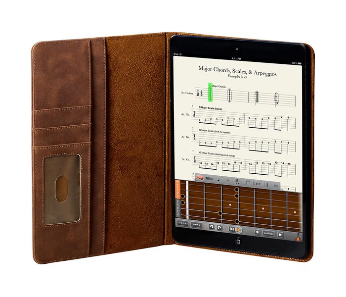 Promate Rind-10 Universal Folio Wallet Case for 9” to 10” Tablets - Brown - Zoom Image 6