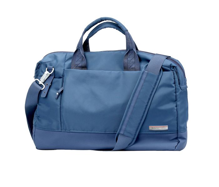 Promate Router-MB 15.6 inch High-Quality Professional Messenger Bag with Adjustable Soft Padded Strap, Blue - Zoom Image 5