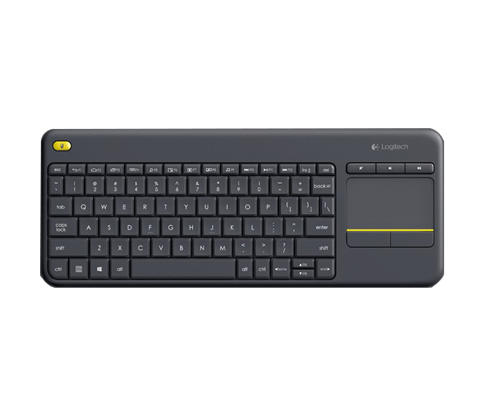 Logitech 920-007153 K400 Plus Wireless Keyboard with Touchpad - English & Arabic, Black - Zoom Image 4