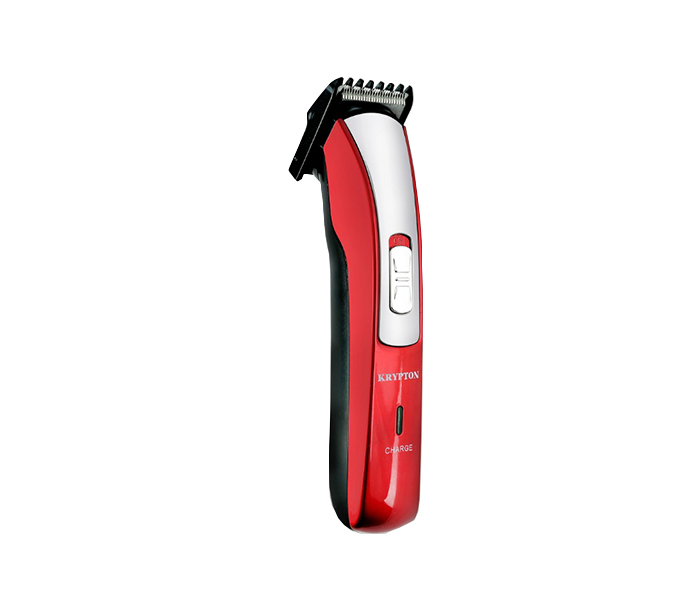 Krypton KNTR6088 Rechargeable Sharp Blade Trimmer - Black & Red - Zoom Image 1