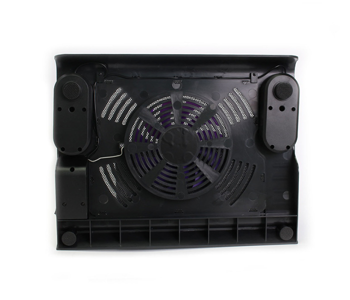 Trands TR-CP1180 Extreme Turbo USB Cooling Pad with Dual Speakers for Laptop - Black - Zoom Image 2