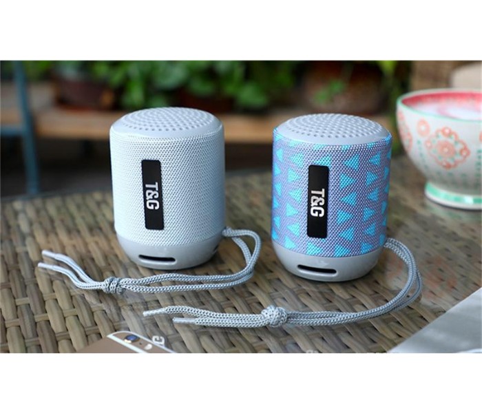 T&G Portable Wireless Bluetooth Super Bass Stereo Speaker with Aux, Micro SD & USB Flash Support TG129 Multicolor - Zoom Image 1