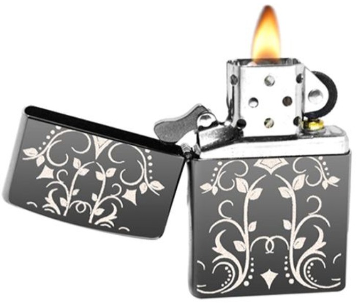 Zippo 28833 150 Filigree Pattern Lighter Black - Zoom Image 1