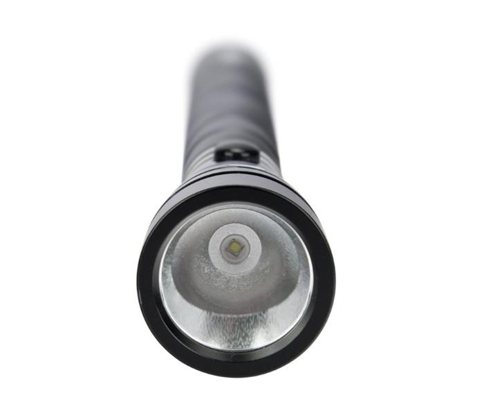 GHS 4SC 1000 Meters High Range USB Aluminum Torch Light F-1A Black - Zoom Image 4