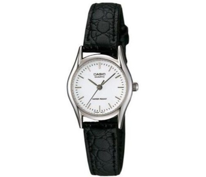 Casio LTP-1094E-7ADF Womens Analog Watch White and Black - Zoom Image