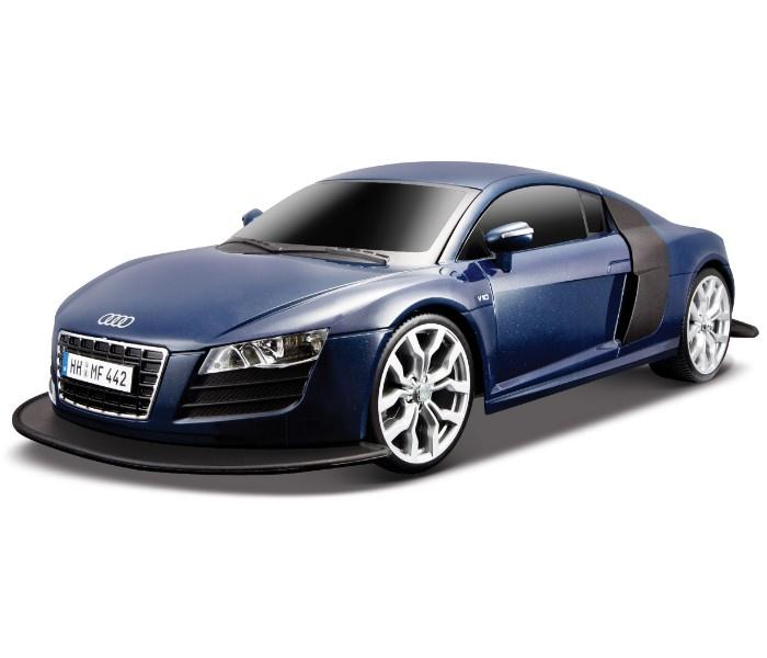 Maisto Tech 81045 RC 1:10 Audi R8 V10  (2.4 GHz. Ready-to-run) with Battery and Charger Blue - Zoom Image