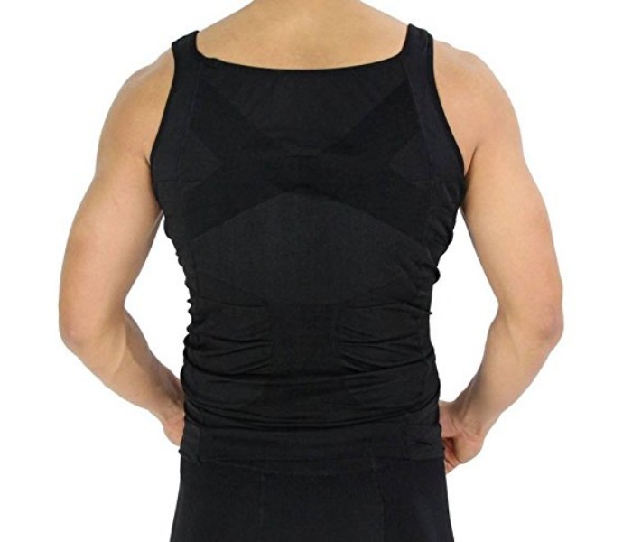 Slim N Lift Slimming Shirt For Men Black - Small - Zoom Image 2