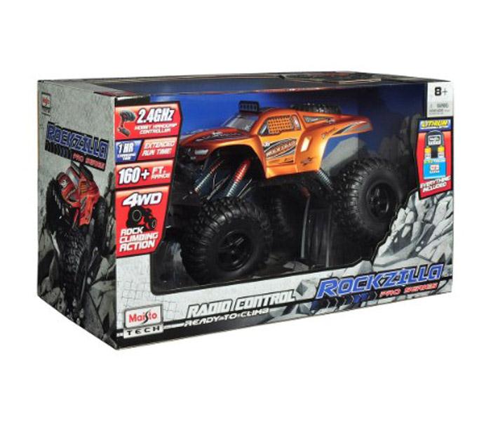 Maisto Tech 81189 Rockzilla With Newtruck Body & Larger Tires With Batteries & Charger Orange - Zoom Image 2