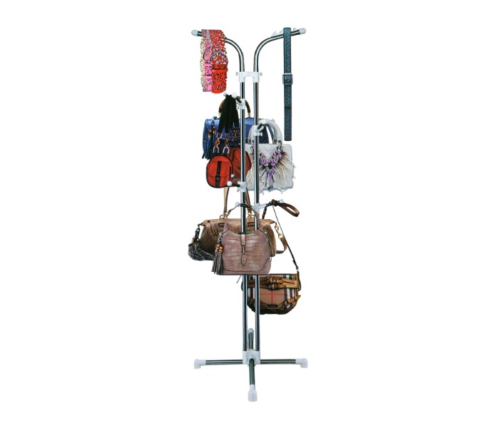 Stainless Stell Hand Bags and Belt Rack 31405 Silver - Zoom Image 1