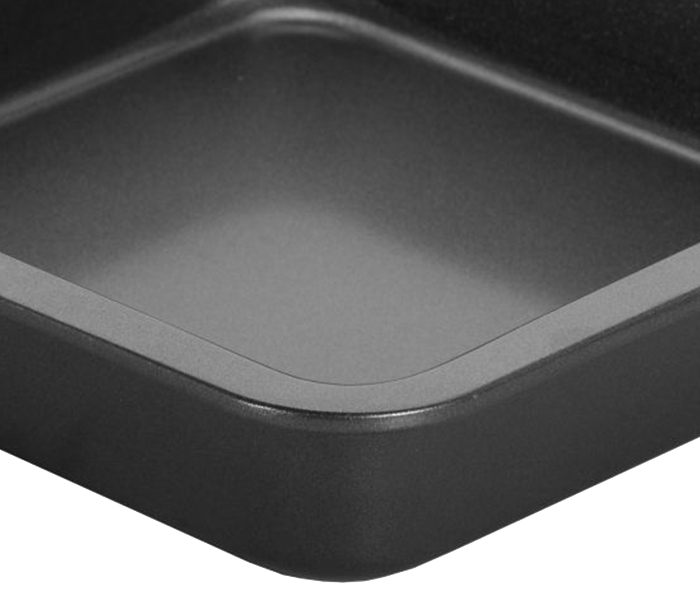 Royalford RFU9079 Carbon Steel Square Pan - Black - Zoom Image 1