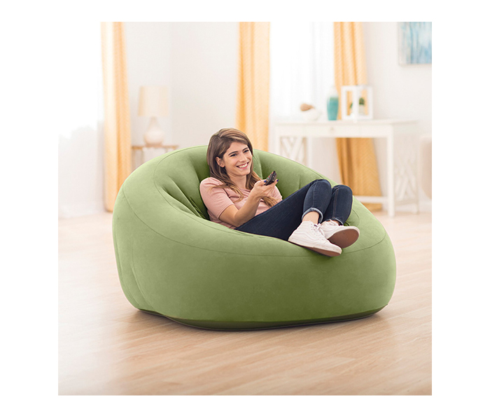 Intex ZX-68576 Beanless Bag Club Chair - Green - Zoom Image 1