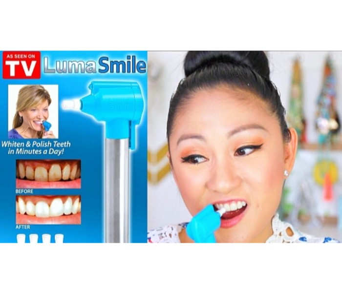 Luma Smile Tooth Polisher and  Whitener Hygiene Kit Nj-7004 Silver and Blue - Zoom Image 3