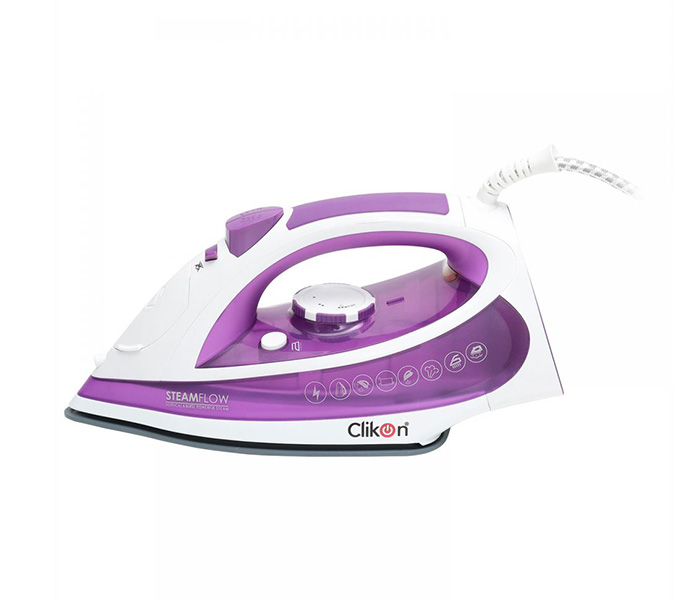 Clikon CK4114 Electric Steam Iron Box - Purple - Zoom Image 3