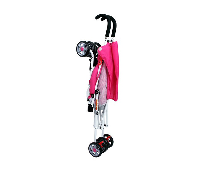 Baby Plus BP7866 Baby Stroller Buggy with Sunshade Canopy - Rose & Red - Zoom Image 2