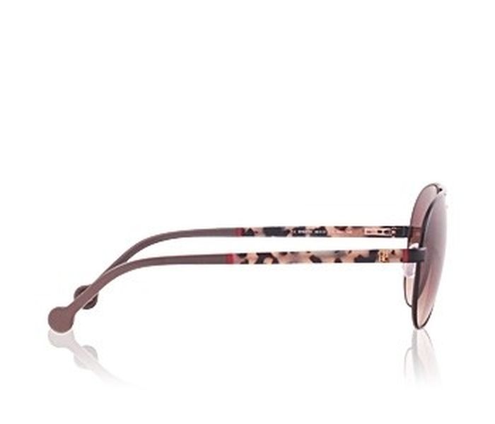 Carolina Herrera SHE070V 0531 Aviator Havana Frame & Degraded Brown Mirrored Sunglasses for Women - Zoom Image 2