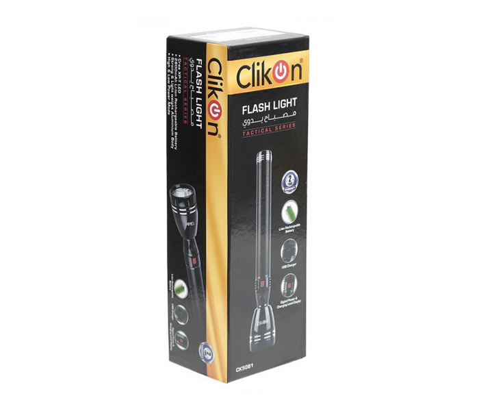 Clikon CK5081 Rechargeable LED Flash Light - Zoom Image 1