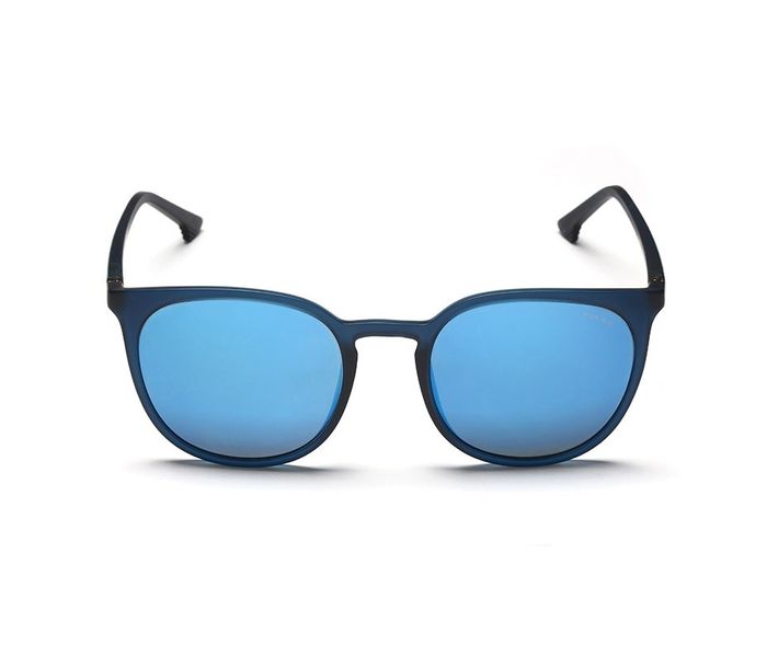 Police SPL343M U58B Oversized Blue Frame & Blue Gradient Mirrored Sunglasses for Unisex - Zoom Image 3