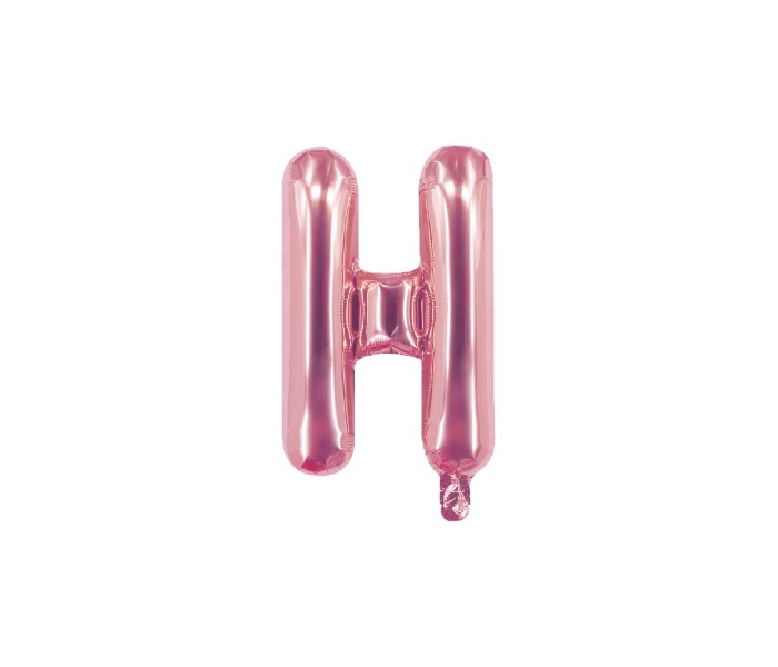 Party Time H-RG-803409 Letter H 16 Inch Foil Balloon Rose Gold - Zoom Image