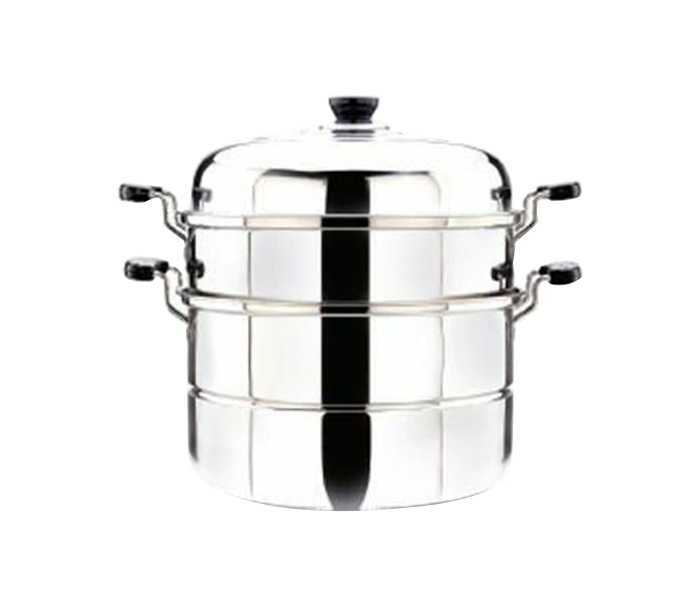 Royalford RF7811 2 Layer Stainless Steel Falcon Steamer - Silver - Zoom Image