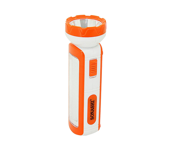 Sonashi SPLT-114 2-In-1 Rechargeable LED Torch with Lamp - Orange - Zoom Image 1