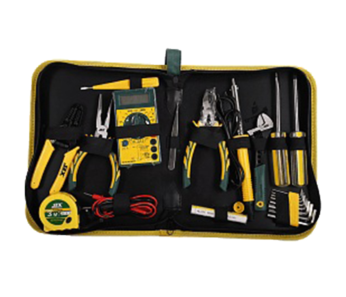 Jzx 20 Pieces Electric Tool Set with Zipped Case - Zoom Image 1