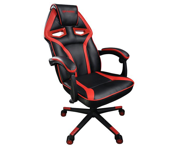 Dragon War GC-010 Gaming Chair with Massage Lumber Pillow - Red - Zoom Image 4