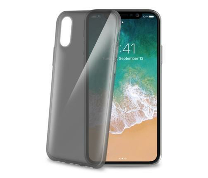 Celly 900BK Tpu Mobile Phone Cover for iPhone X - Black - Zoom Image 1