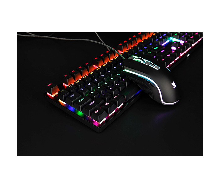 Rapoo V500PRO Backlit Mechanical Gaming Keyboard - Black 17723 - Zoom Image 4