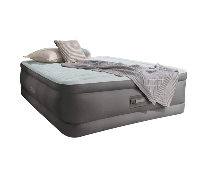 Intex ZX-64486 Queen Size Fiber-Tech Premaire Raised Airbed - Zoom Image 1