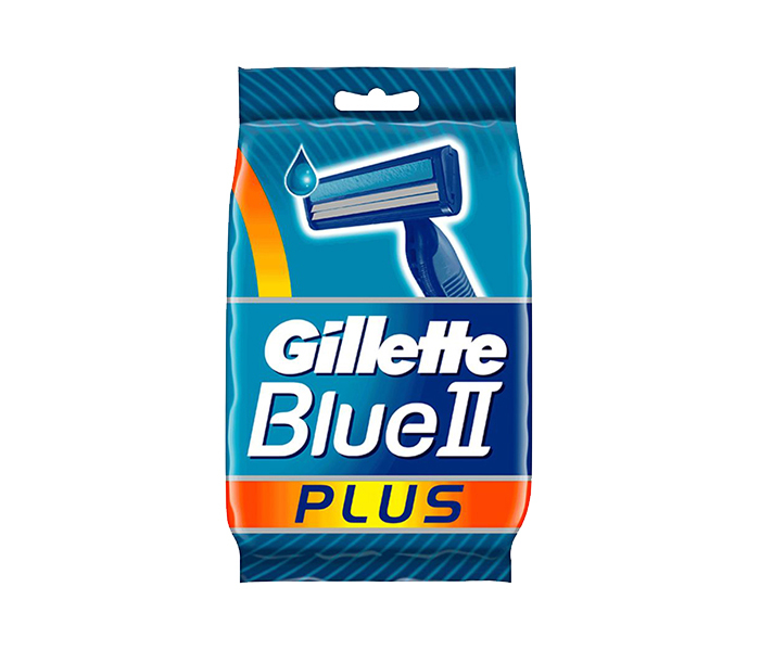 Gillette N12276890A 6S Blue 2 Plus Razor - Blue, 5 Pieces - Zoom Image 7