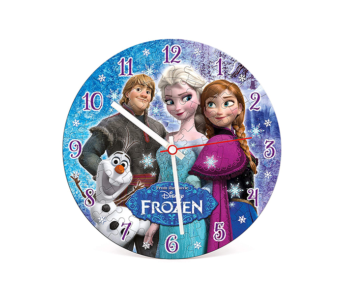 Clementoni 23021 96 Pieces Frozen Clock Children Puzzle - Zoom Image 3