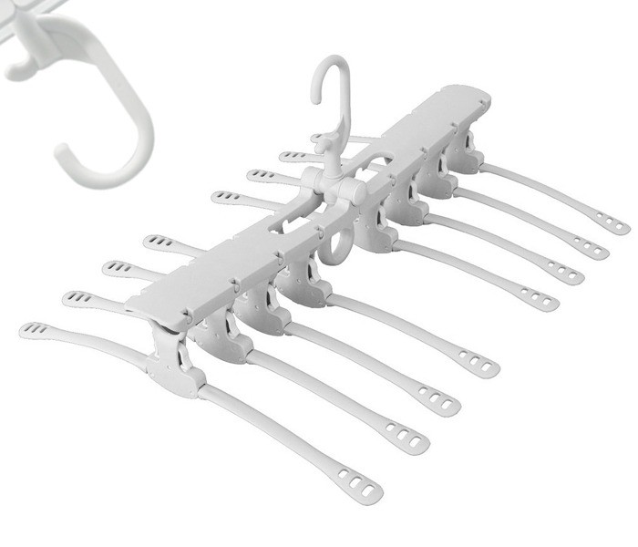 MFH-123 Multi Functional Cloths Magic Coat Hanger White - Zoom Image 1