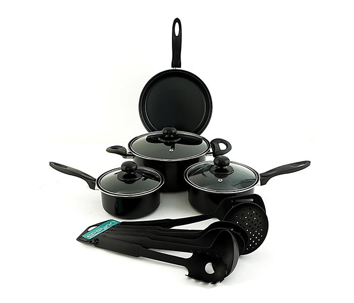 Epsilon EN4690 Nonstick Cookware Set - Black, 13 Pieces - Zoom Image 3