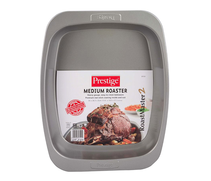 Prestige PR57121 Bakeware Carbon Steel Medium Roaster, Grey - Zoom Image 3