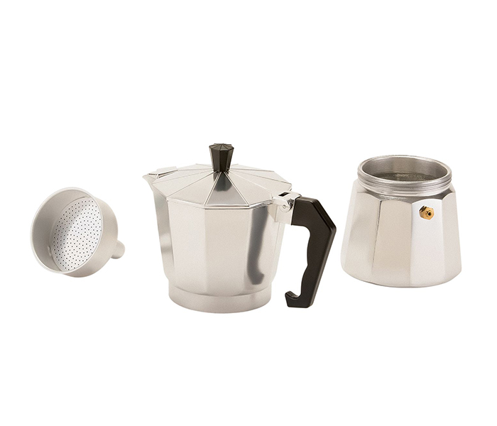 Royalford RFU9063 Aluminum Coffee Maker in 1 Cup - Silver - Zoom Image 2