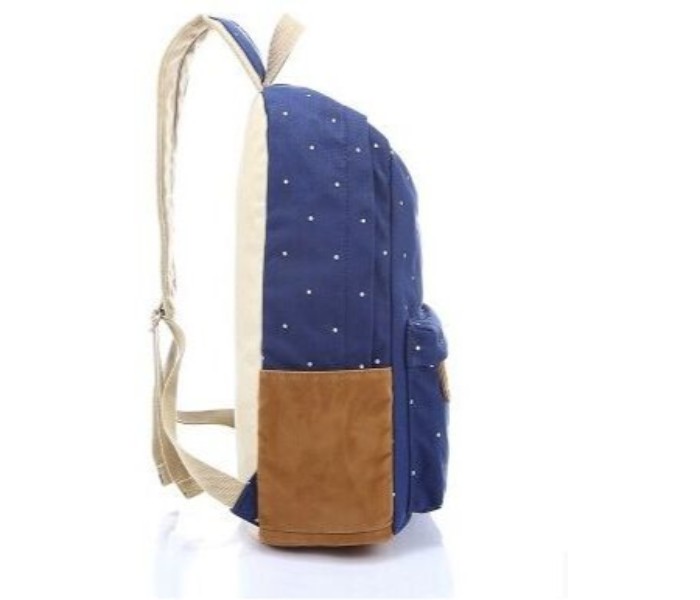 Dotted Design Backpack for Girl DBDG01 Blue - Zoom Image 3