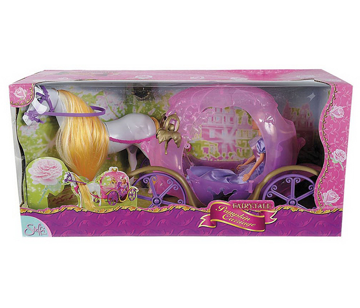 Simba 5733974 29CM Steffi Love Fairytale Pumpkin Carriage Doll - Zoom Image 1